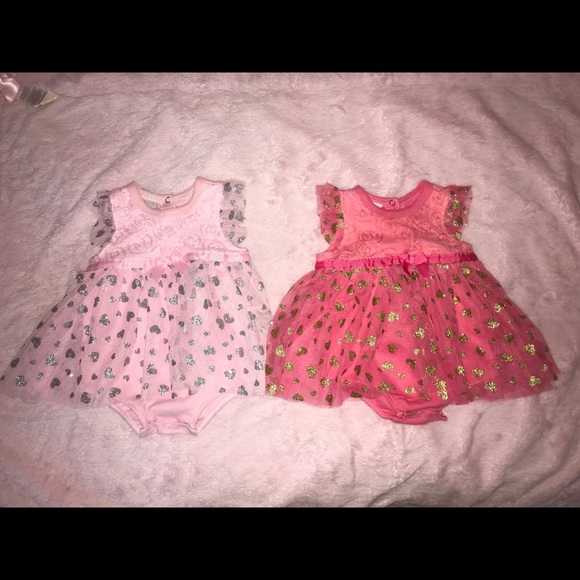 duck duck goose Other - 3for30$SALE🌸2 sparkly bodysuit tutu dresses 🌸